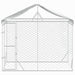 Padoc de exterior&acoperiș argintiu 3x1,5x2,5 m oțel galvanizat - WALTI WALTI