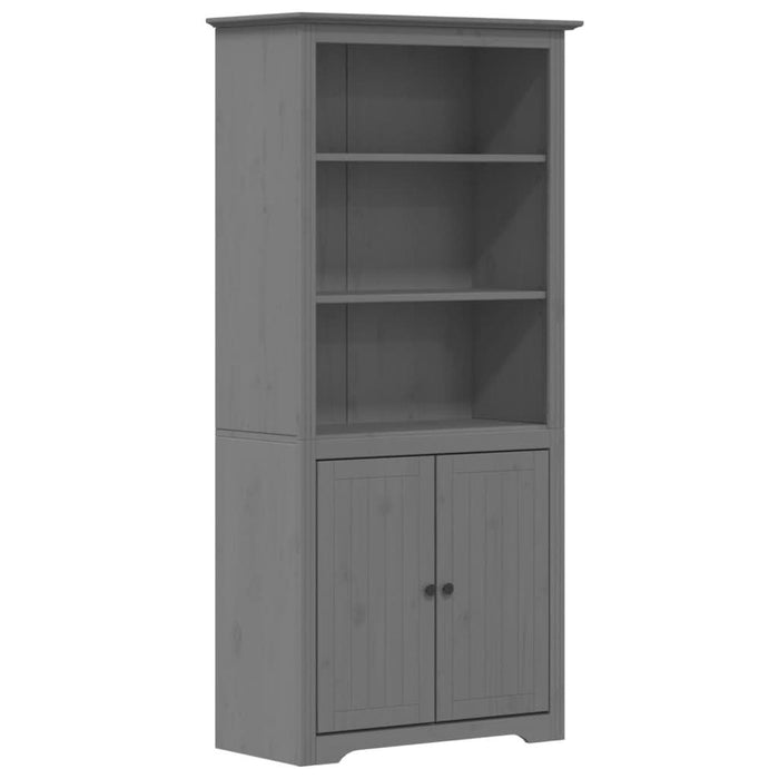 Bibliotecă "BODO", gri, 80x40x172 cm, lemn masiv de pin - WALTI WALTI