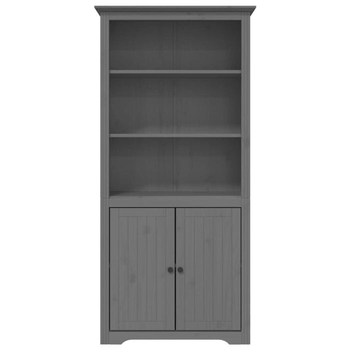 Bibliotecă "BODO", gri, 80x40x172 cm, lemn masiv de pin - WALTI WALTI