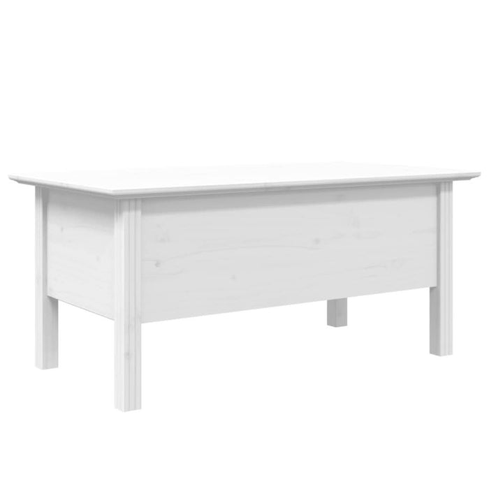 Măsuță de cafea BODO, alb, 100x55x45 cm, lemn masiv de pin - WALTI WALTI