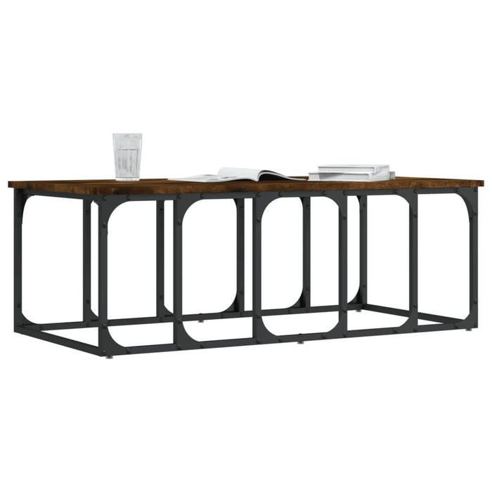 Măsuță de cafea, stejar fumuriu, 100x50x35,5 cm, lemn compozit - WALTI WALTI