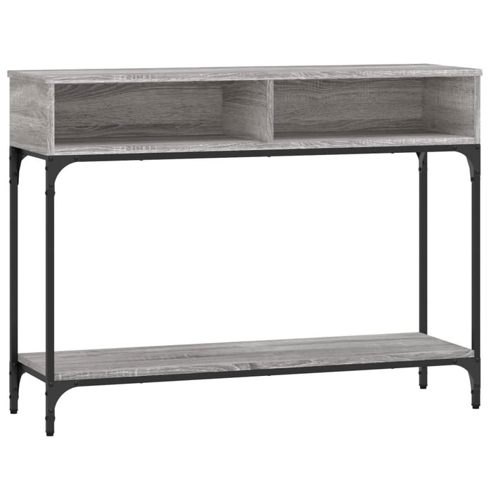 Măsuță consolă, gri sonoma, 100x30,5x75 cm, lemn prelucrat - WALTI WALTI