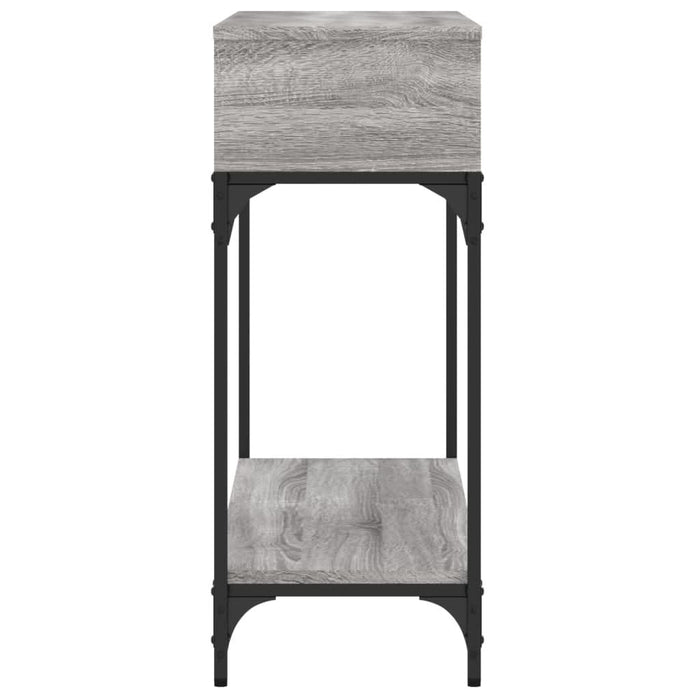 Măsuță consolă, gri sonoma, 100x30,5x75 cm, lemn prelucrat - WALTI WALTI
