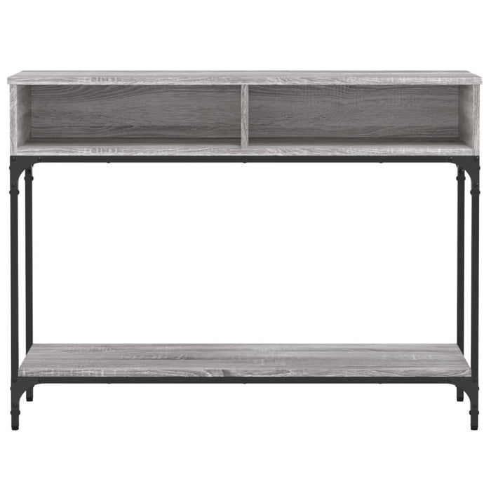 Măsuță consolă, gri sonoma, 100x30,5x75 cm, lemn prelucrat - WALTI WALTI