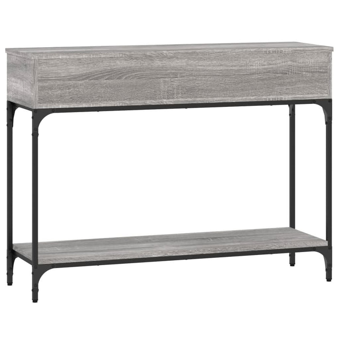 Măsuță consolă, gri sonoma, 100x30,5x75 cm, lemn prelucrat - WALTI WALTI