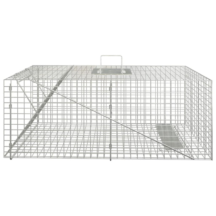 Capcană pentru animale 64,5x25x26,5 cm, fier galvanizat - WALTI WALTI