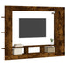 Dulap TV, stejar fumuriu, 152x22x113 cm, lemn prelucrat - WALTI WALTI