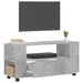 Comodă TV, gri beton, 102x34,5x43 cm, lemn prelucrat - WALTI WALTI