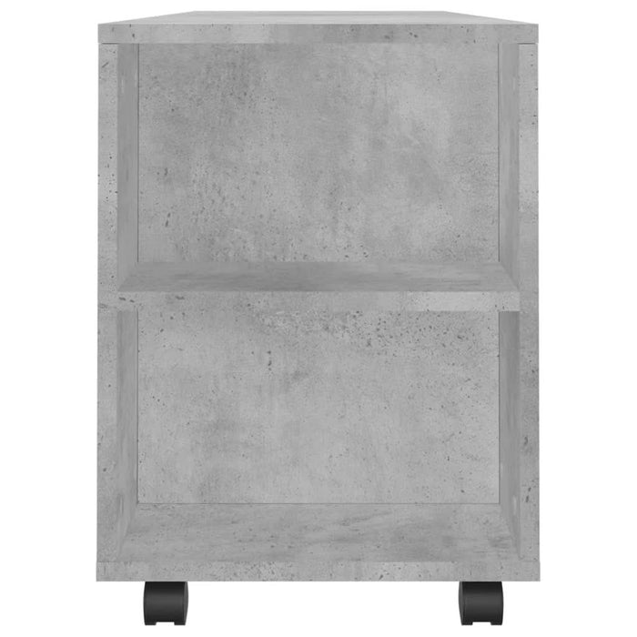 Comodă TV, gri beton, 102x34,5x43 cm, lemn prelucrat - WALTI WALTI