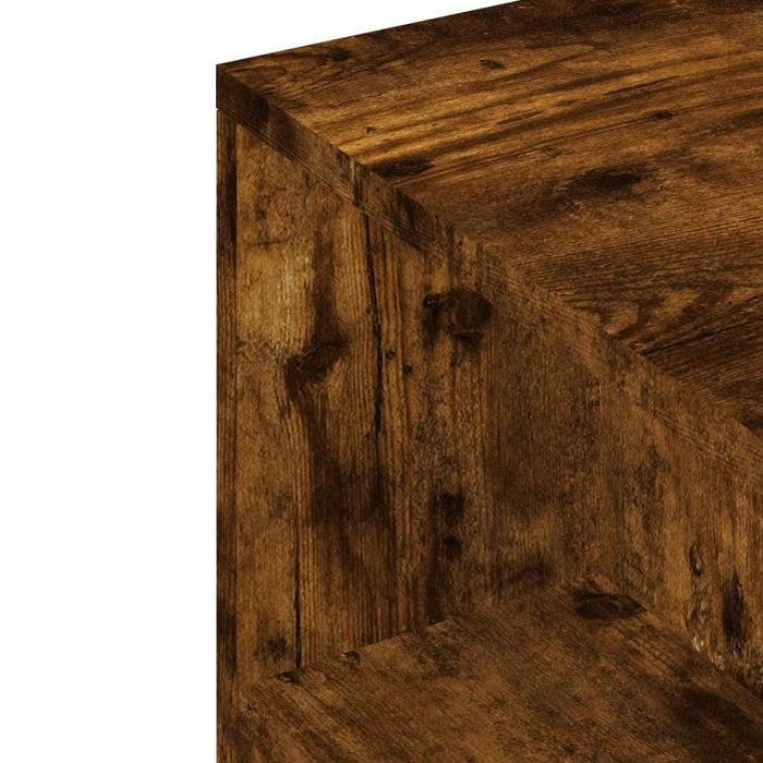 Comodă TV, stejar fumuriu, 102x34,5x43 cm, lemn prelucrat - WALTI WALTI