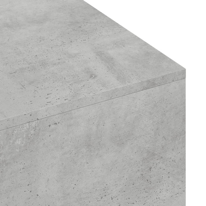 Măsuță de cafea, gri beton, 100x49,5x31 cm, lemn prelucrat - WALTI WALTI