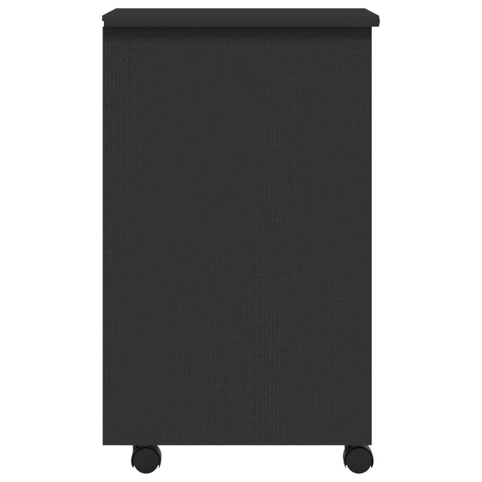 Dulap rulant cu sertare MOSS, gri, lemn masiv de pin - WALTI WALTI