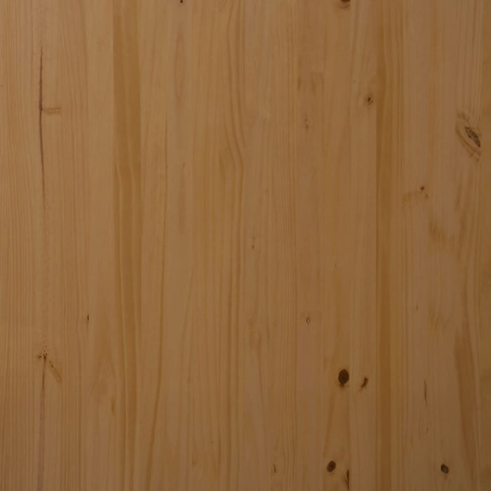 Dulap rulant cu birou MOSS maro miere lemn masiv de pin - WALTI WALTI