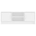 Dulap TV, alb, 102x30x37,5 cm, lemn compozit - WALTI WALTI