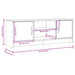 Dulap TV, alb, 102x30x37,5 cm, lemn compozit - WALTI WALTI