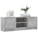 Comodă TV, gri beton, 102x30x37,5 cm, lemn prelucrat - WALTI WALTI