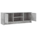 Comodă TV, gri beton, 102x30x37,5 cm, lemn prelucrat - WALTI WALTI