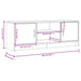 Comodă TV, gri beton, 102x30x37,5 cm, lemn prelucrat - WALTI WALTI