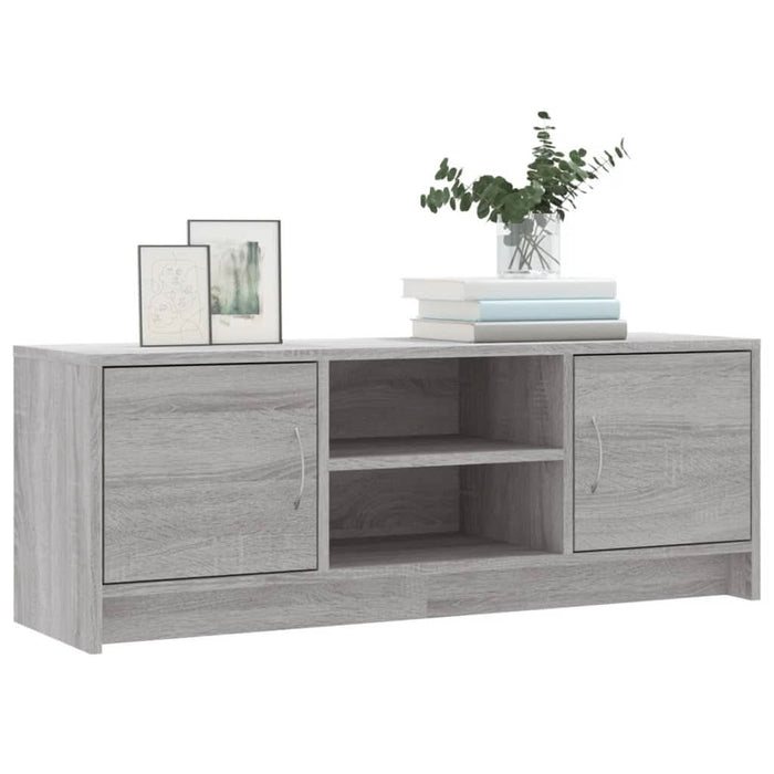 Dulap TV, gri sonoma, 102x30x37,5 cm, lemn prelucrat - WALTI WALTI