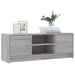 Dulap TV, gri sonoma, 102x30x37,5 cm, lemn prelucrat - WALTI WALTI
