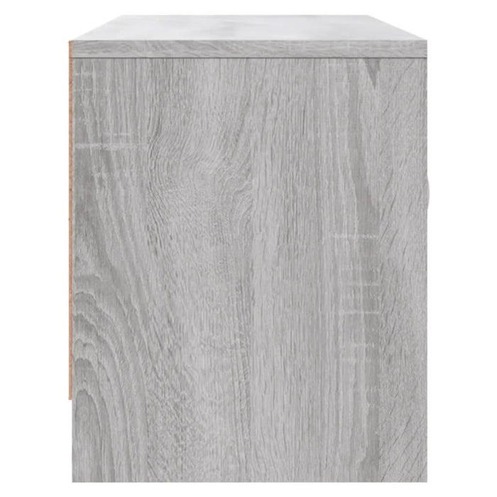 Dulap TV, gri sonoma, 102x30x37,5 cm, lemn prelucrat - WALTI WALTI
