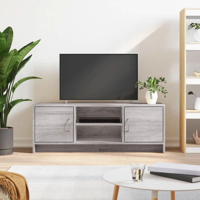 Dulap TV, gri sonoma, 102x30x37,5 cm, lemn prelucrat - WALTI WALTI