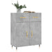 Servantă, gri beton, 69,5x34x90 cm, lemn compozit - WALTI WALTI