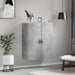 Dulap cu montaj pe perete, gri beton, 69,5x34x90 cm - WALTI WALTI
