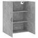 Dulap cu montaj pe perete, gri beton, 69,5x34x90 cm - WALTI WALTI