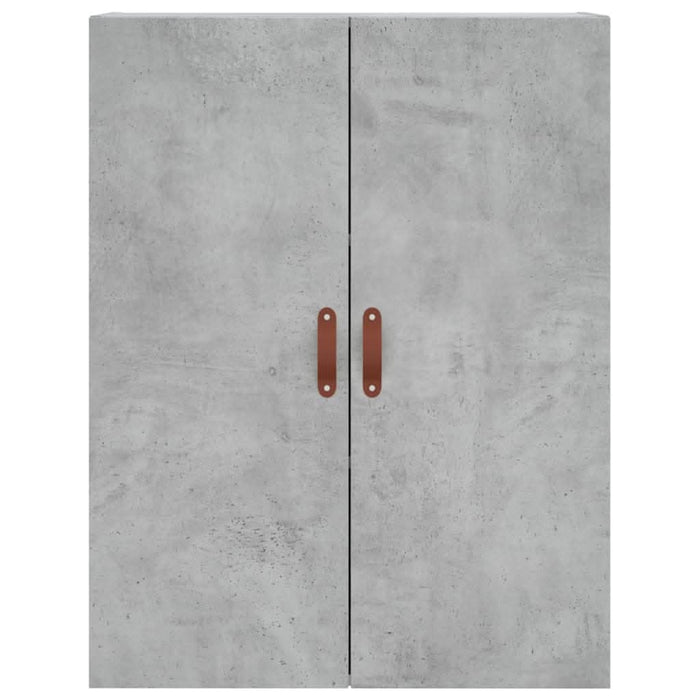 Dulap cu montaj pe perete, gri beton, 69,5x34x90 cm - WALTI WALTI