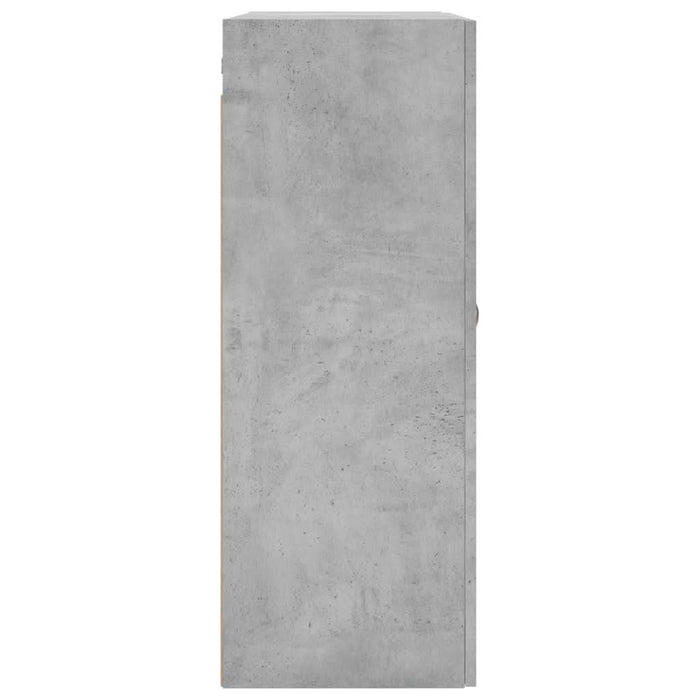 Dulap cu montaj pe perete, gri beton, 69,5x34x90 cm - WALTI WALTI