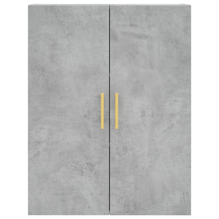 Dulap cu montaj pe perete, gri beton, 69,5x34x90 cm - WALTI WALTI
