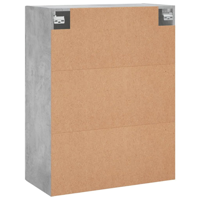 Dulap cu montaj pe perete, gri beton, 69,5x34x90 cm - WALTI WALTI