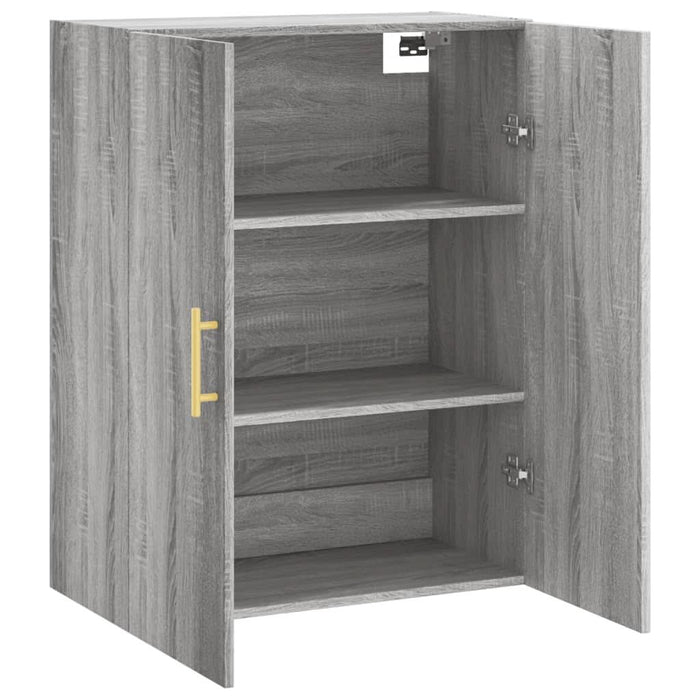 Dulap montat pe perete, gri sonoma, 69,5x34x90 cm - WALTI WALTI