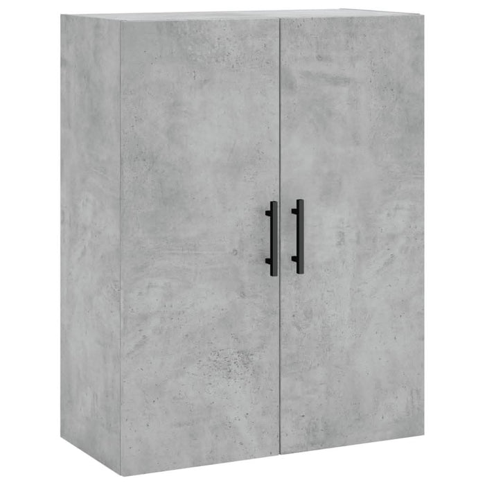 Dulap cu montaj pe perete, gri beton, 69,5x34x90 cm - WALTI WALTI
