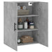 Dulap cu montaj pe perete, gri beton, 69,5x34x90 cm - WALTI WALTI