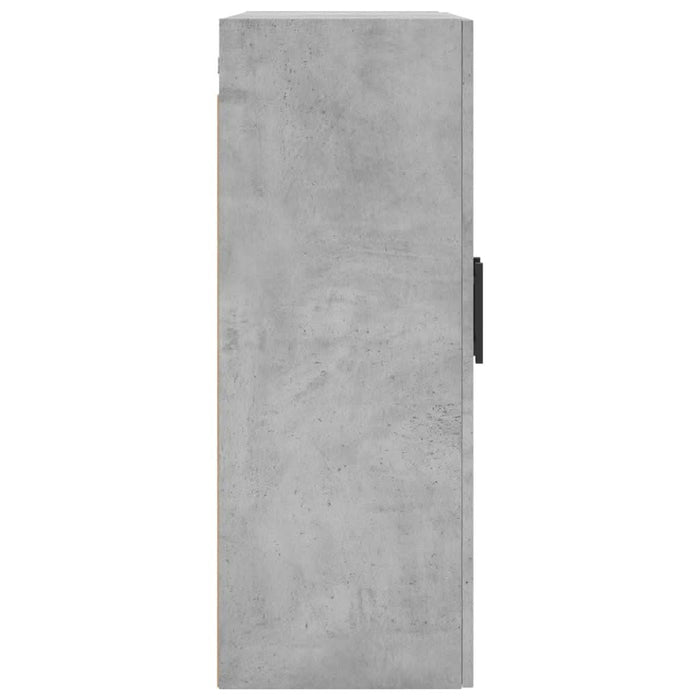Dulap cu montaj pe perete, gri beton, 69,5x34x90 cm - WALTI WALTI