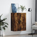 Dulap montat pe perete, stejar fumuriu, 69,5x34x90 cm - WALTI WALTI