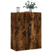 Dulap montat pe perete, stejar fumuriu, 69,5x34x90 cm - WALTI WALTI