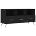 Dulap TV, negru, 102x36x50 cm, lemn prelucrat - WALTI WALTI