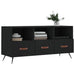 Dulap TV, negru, 102x36x50 cm, lemn prelucrat - WALTI WALTI