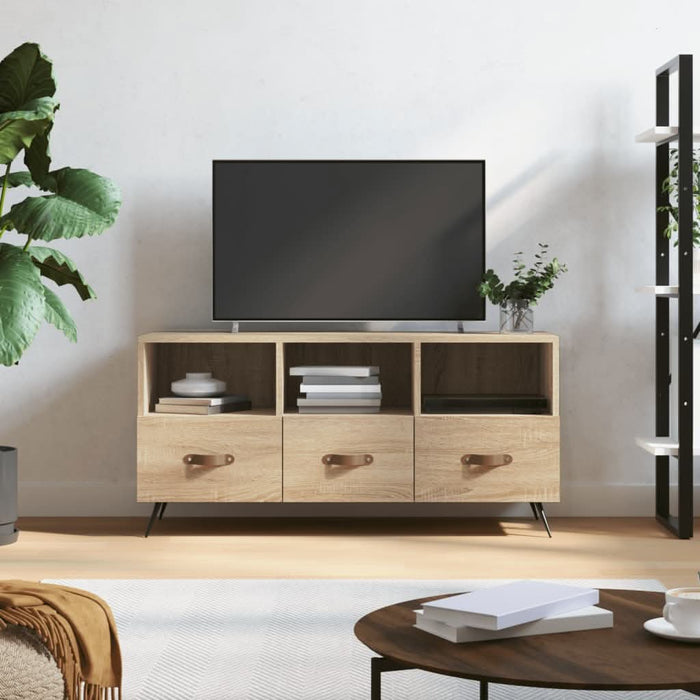 Dulap TV stejar sonoma, 102x36x50 cm, lemn prelucrat - WALTI WALTI