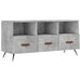 Dulap TV, gri beton, 102x36x50 cm, lemn prelucrat - WALTI WALTI