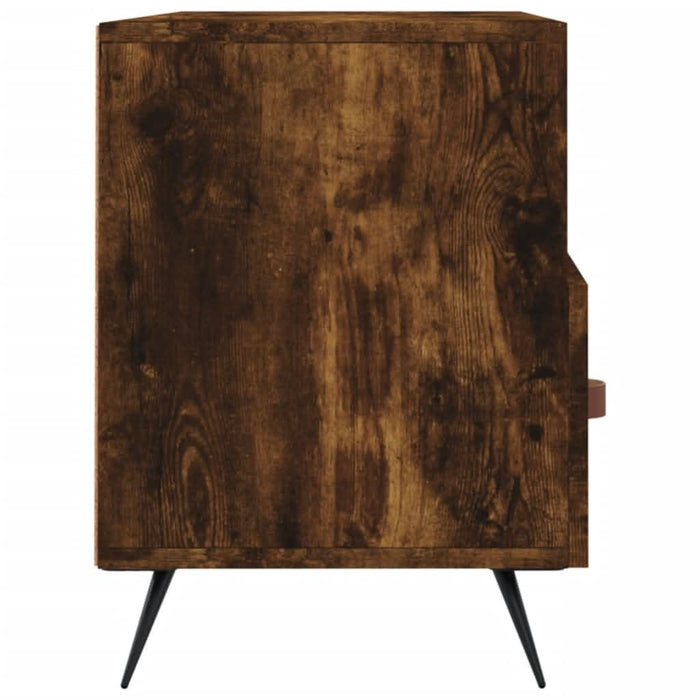 Dulap TV stejar afumat, 102x36x50 cm, lemn prelucrat - WALTI WALTI