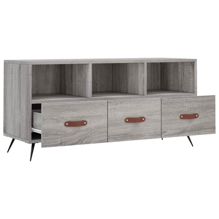 Dulap TV, gri sonoma, 102x36x50 cm, lemn prelucrat - WALTI WALTI