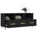 Dulap TV, negru, 102x36x50 cm, lemn prelucrat - WALTI WALTI