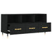 Dulap TV, negru, 102x36x50 cm, lemn prelucrat - WALTI WALTI
