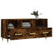 Dulap TV stejar afumat, 102x36x50 cm, lemn prelucrat - WALTI WALTI