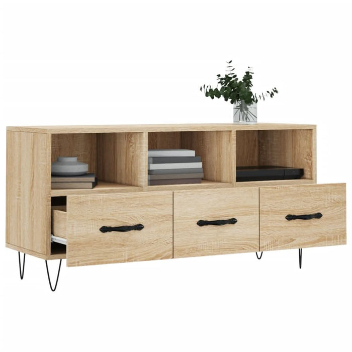 Dulap TV stejar sonoma, 102x36x50 cm, lemn prelucrat - WALTI WALTI