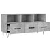 Dulap TV, gri beton, 102x36x50 cm, lemn prelucrat - WALTI WALTI